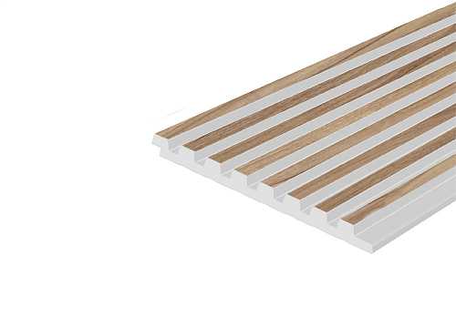 Панель LV129 BR417N HI WOOD 120,0мм х 12,0мм х 2,7м.  с белыми впадинами
