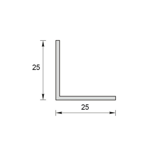 Угол отделочный ПВХ "Идеал" 25х25